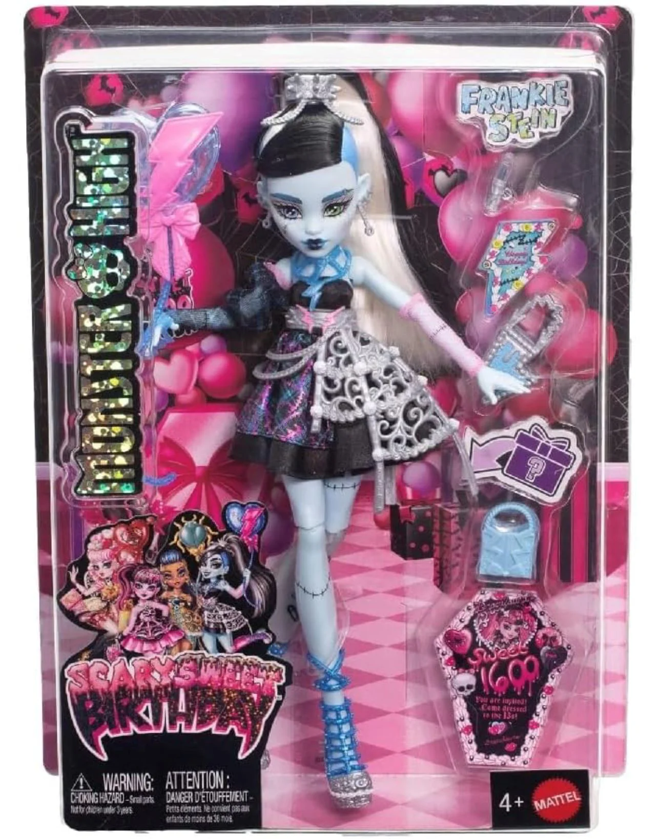 Set de joaca Barbie Monster High, Frankie Stein cu accesorii foto