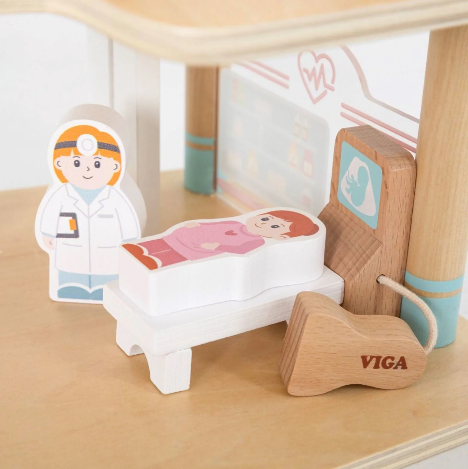 Деревянный игровой набор Viga Toys Больница foto