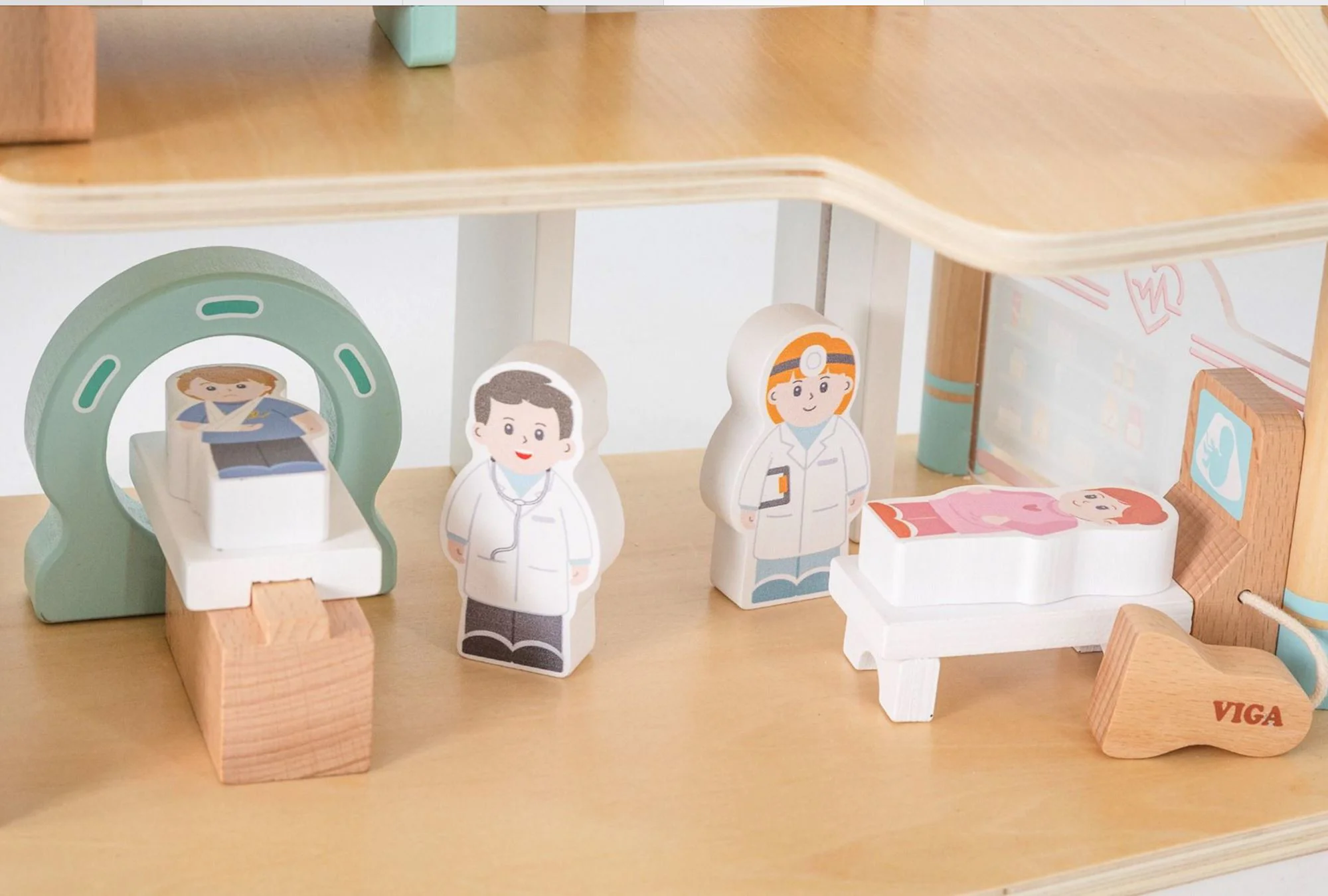 Деревянный игровой набор Viga Toys Больница foto