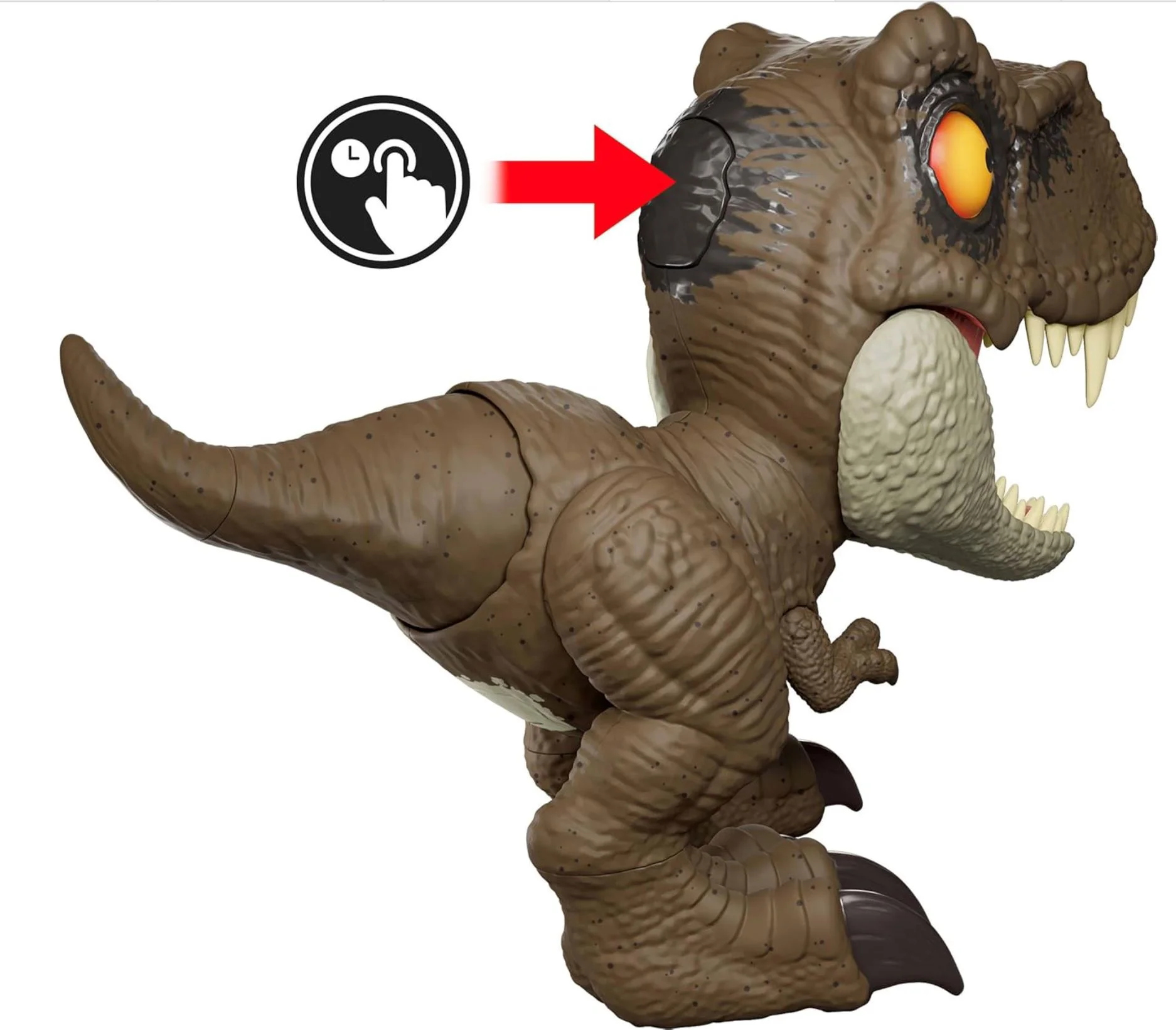 Jucarie interactiva Mattel Tiranosaur Rex, Lumea Jurasica foto