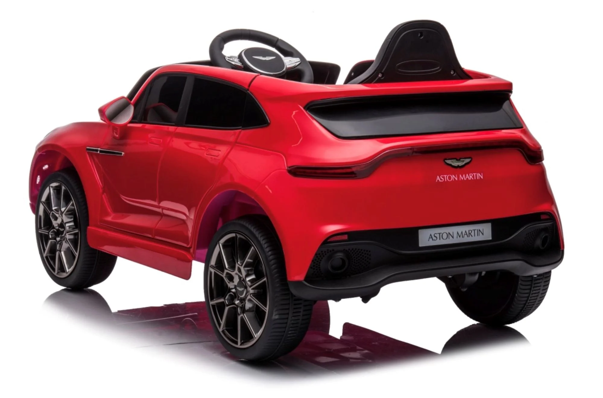 Masinuta electrica Kids car Aston Martin, 12V7Ah, motor 390x2, roti EVA, Rosu foto