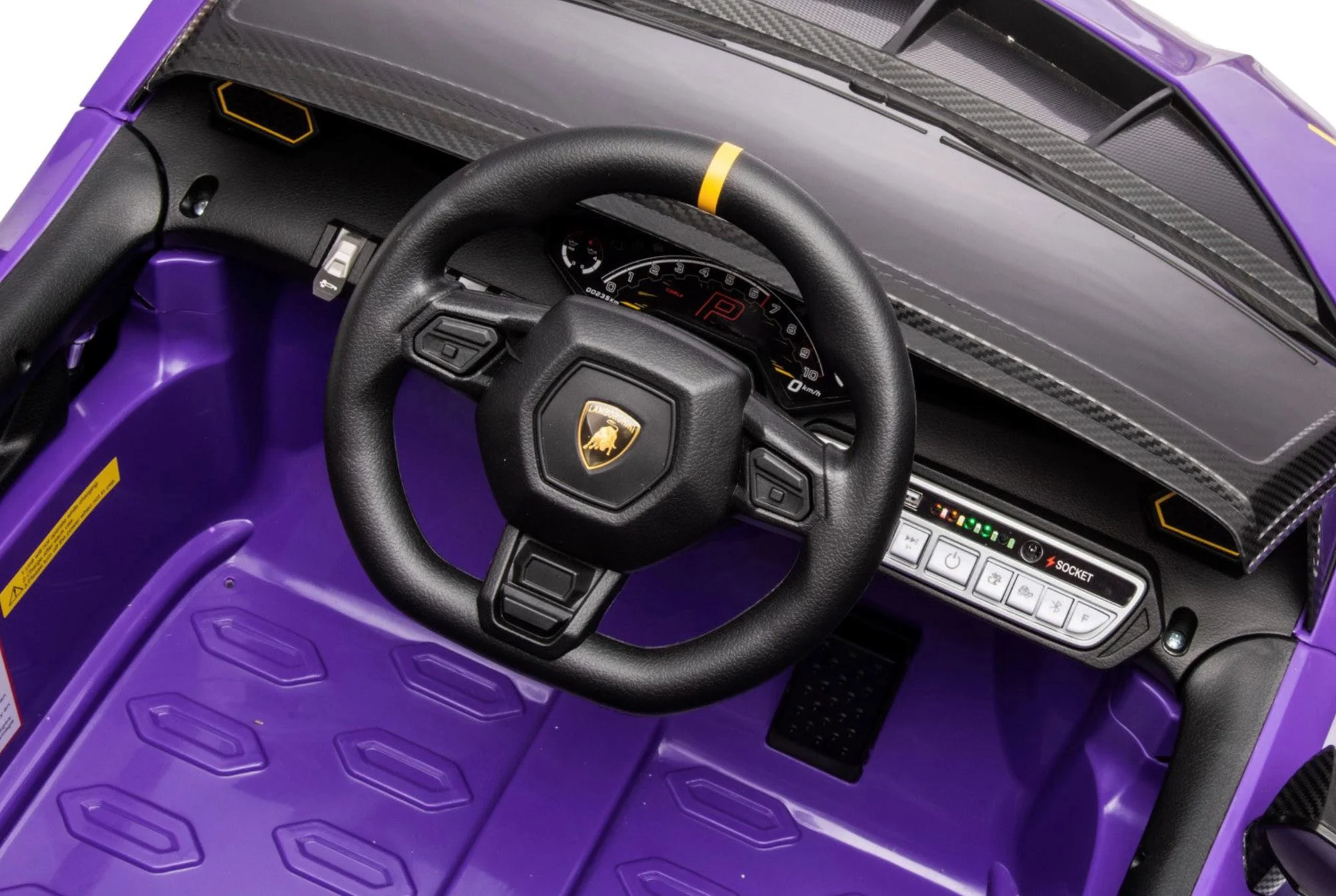Masinuta electrica Kids car Lamborghini Autentica, 12V7Ah, motor 380x4, roti EVA foto