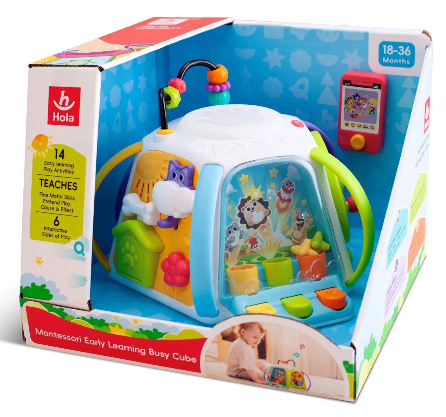 Cub Montessori Hola Toys Invatare timpurie foto