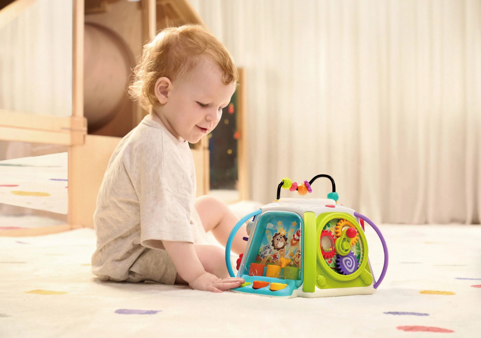 Cub Montessori Hola Toys Invatare timpurie foto