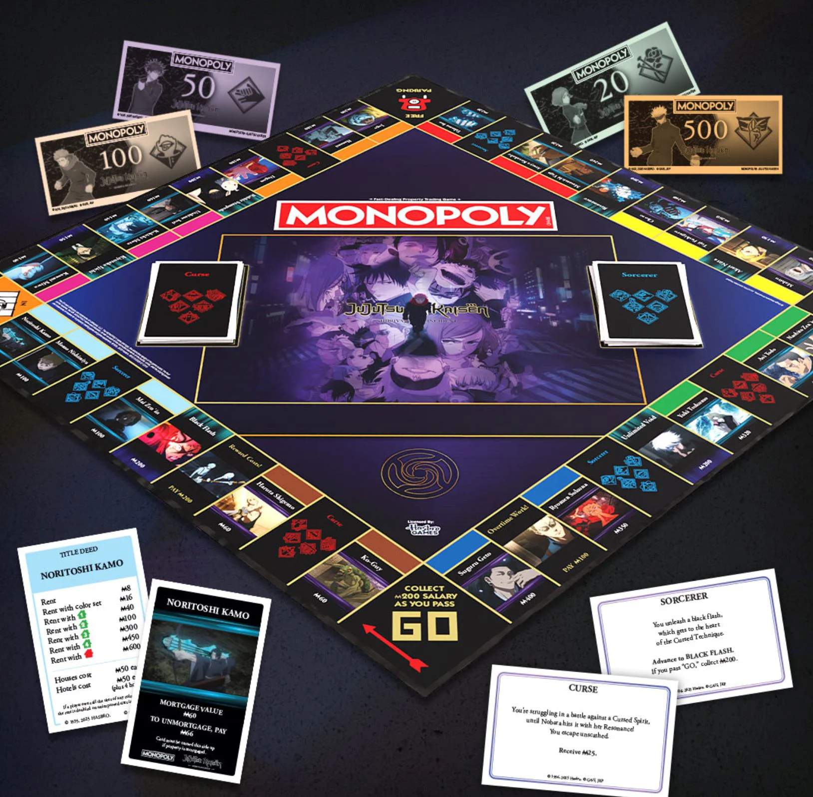 Joc de masa Winning Moves Monopoly, Jujutsu Kaisen (en) foto