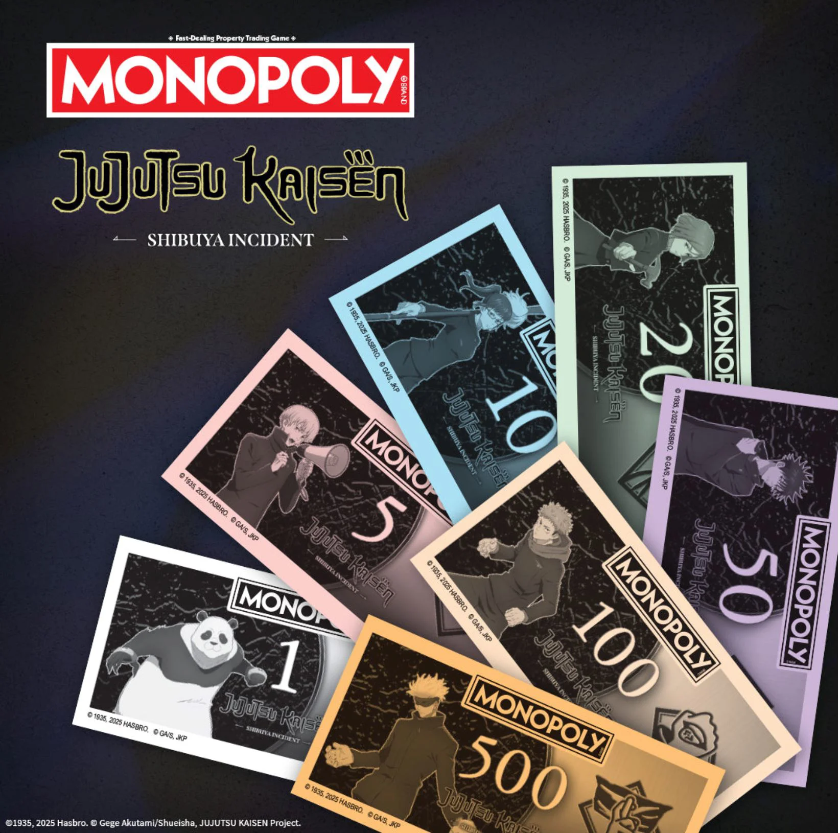 Joc de masa Winning Moves Monopoly, Jujutsu Kaisen (en) foto