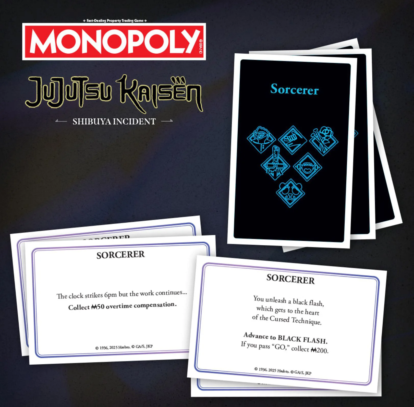 Joc de masa Winning Moves Monopoly, Jujutsu Kaisen (en) foto