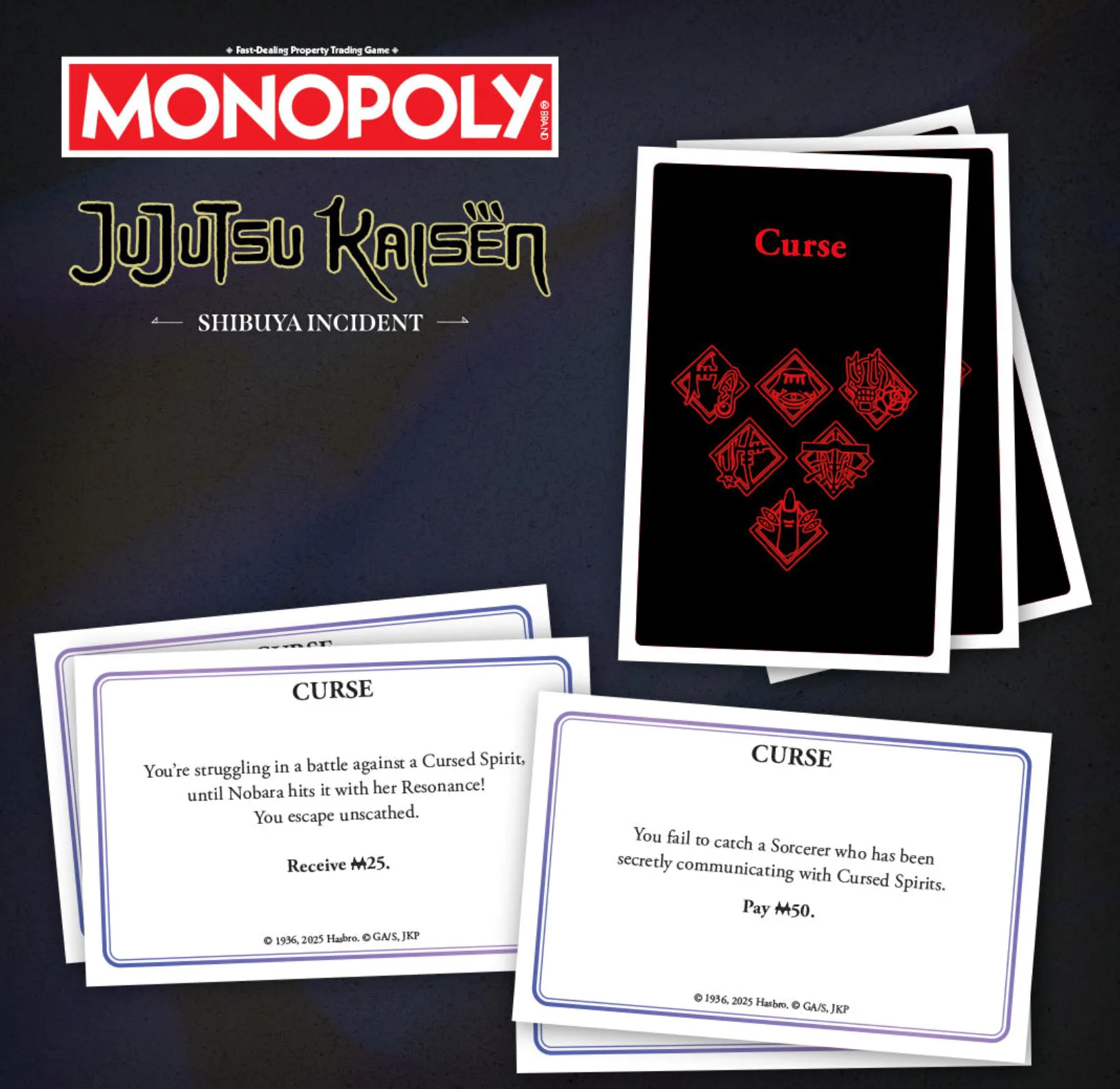 Joc de masa Winning Moves Monopoly, Jujutsu Kaisen (en) foto