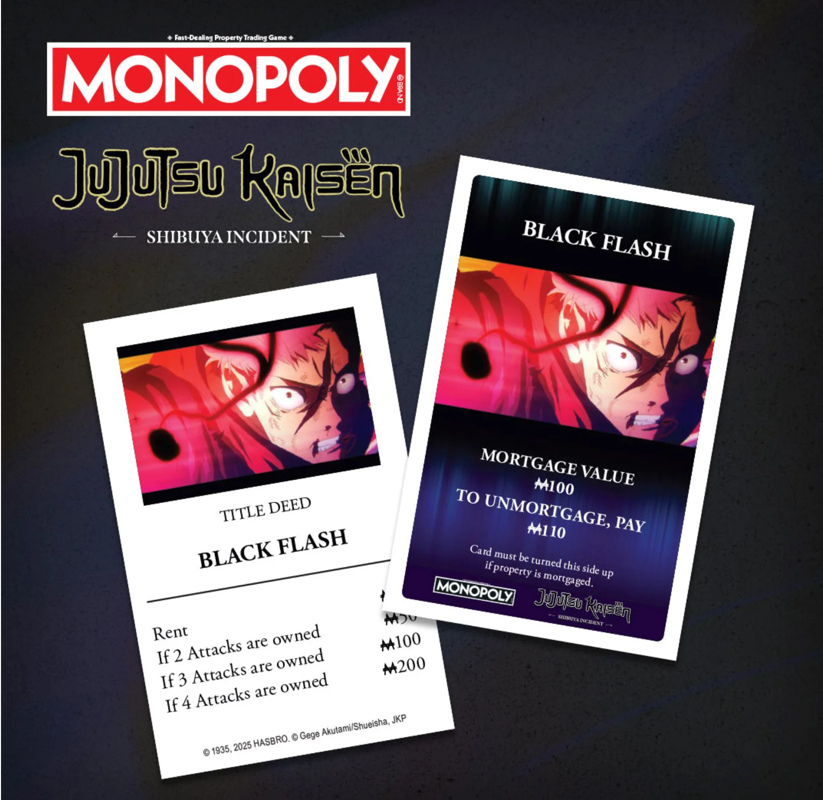 Joc de masa Winning Moves Monopoly, Jujutsu Kaisen (en) foto