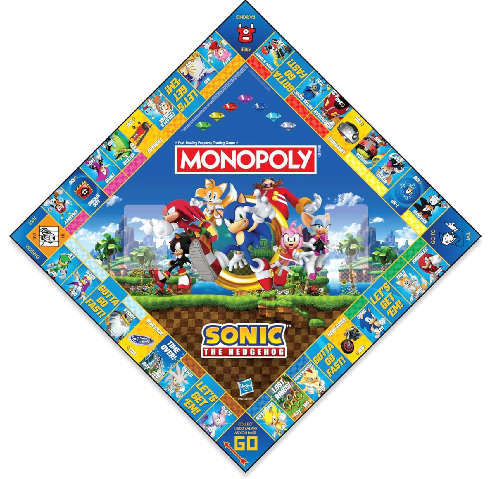 Joc de masa Winning Moves Monopoly, Sonic the Hedgehog (en) foto