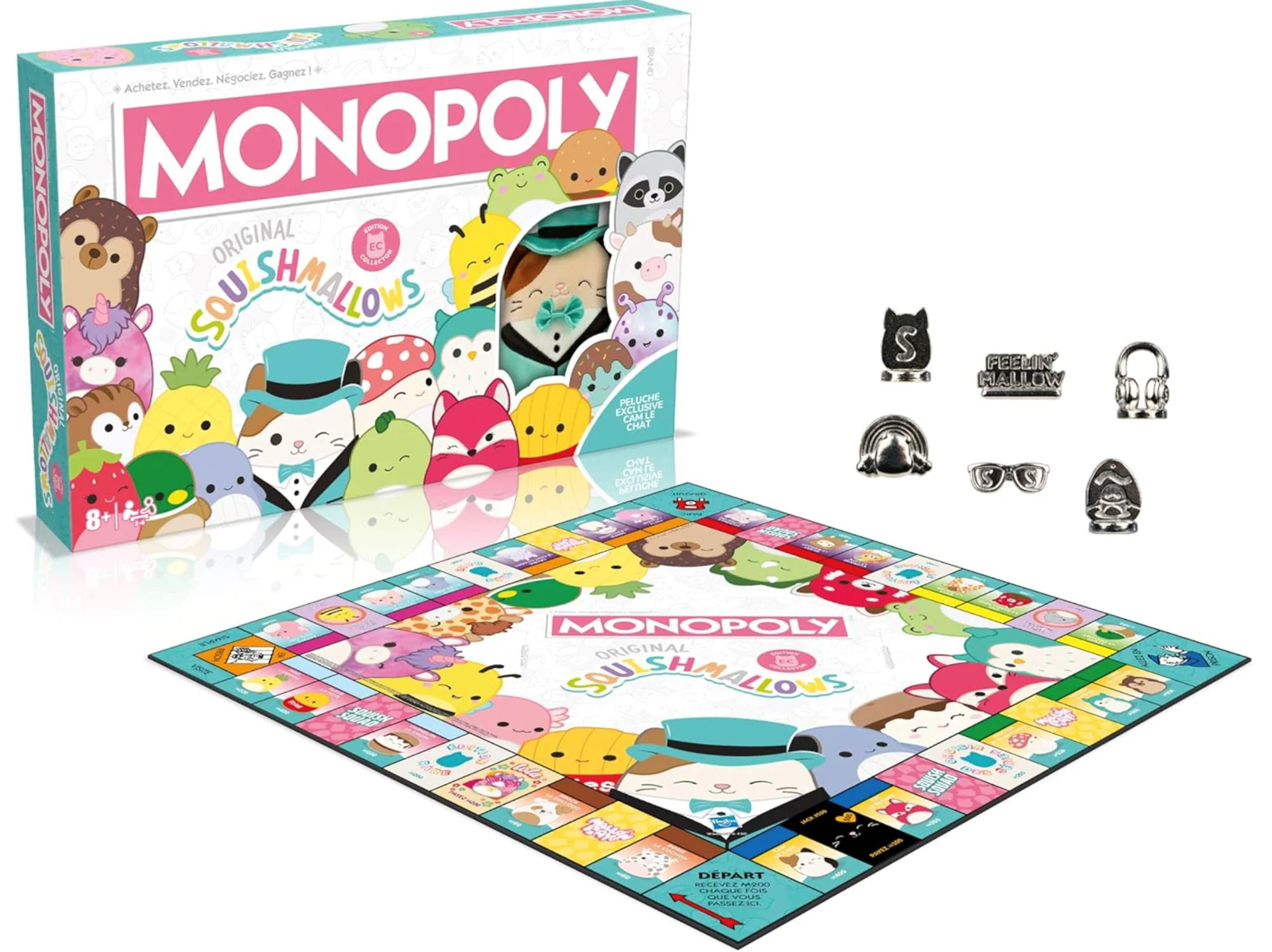 Joc de masa Winning Moves Monopoly, Squishmallows (en) foto