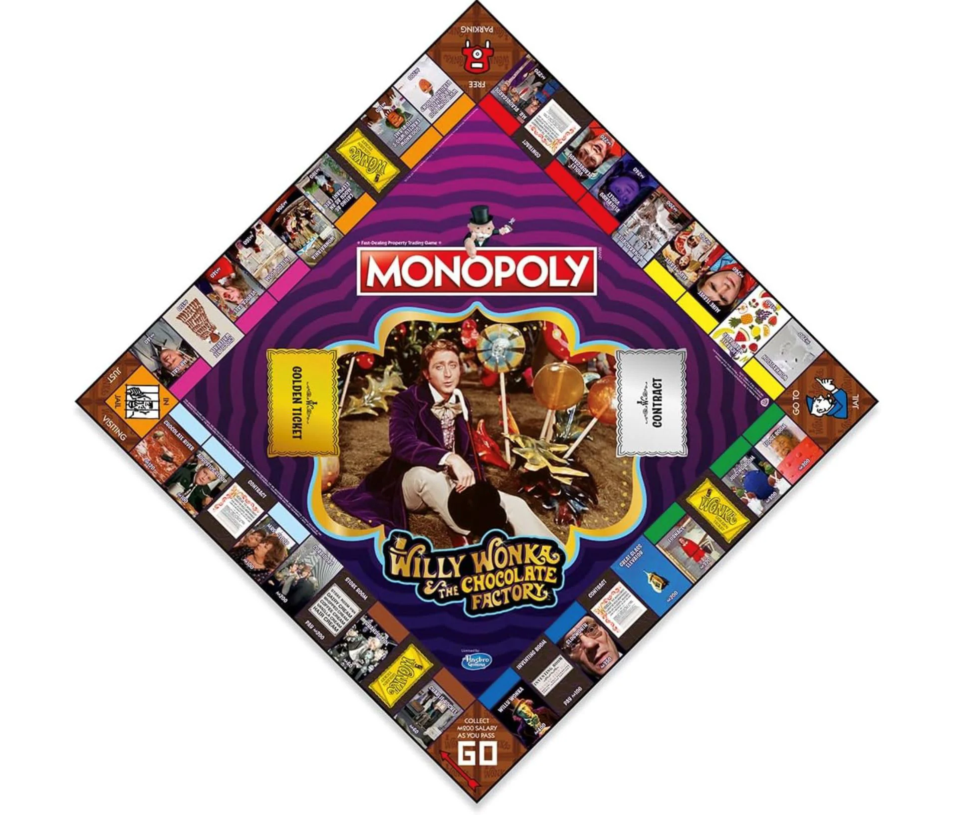 Joc de masa Winning Moves Monopoly, Willy Wonka si fabrica de ciocolata (en) foto
