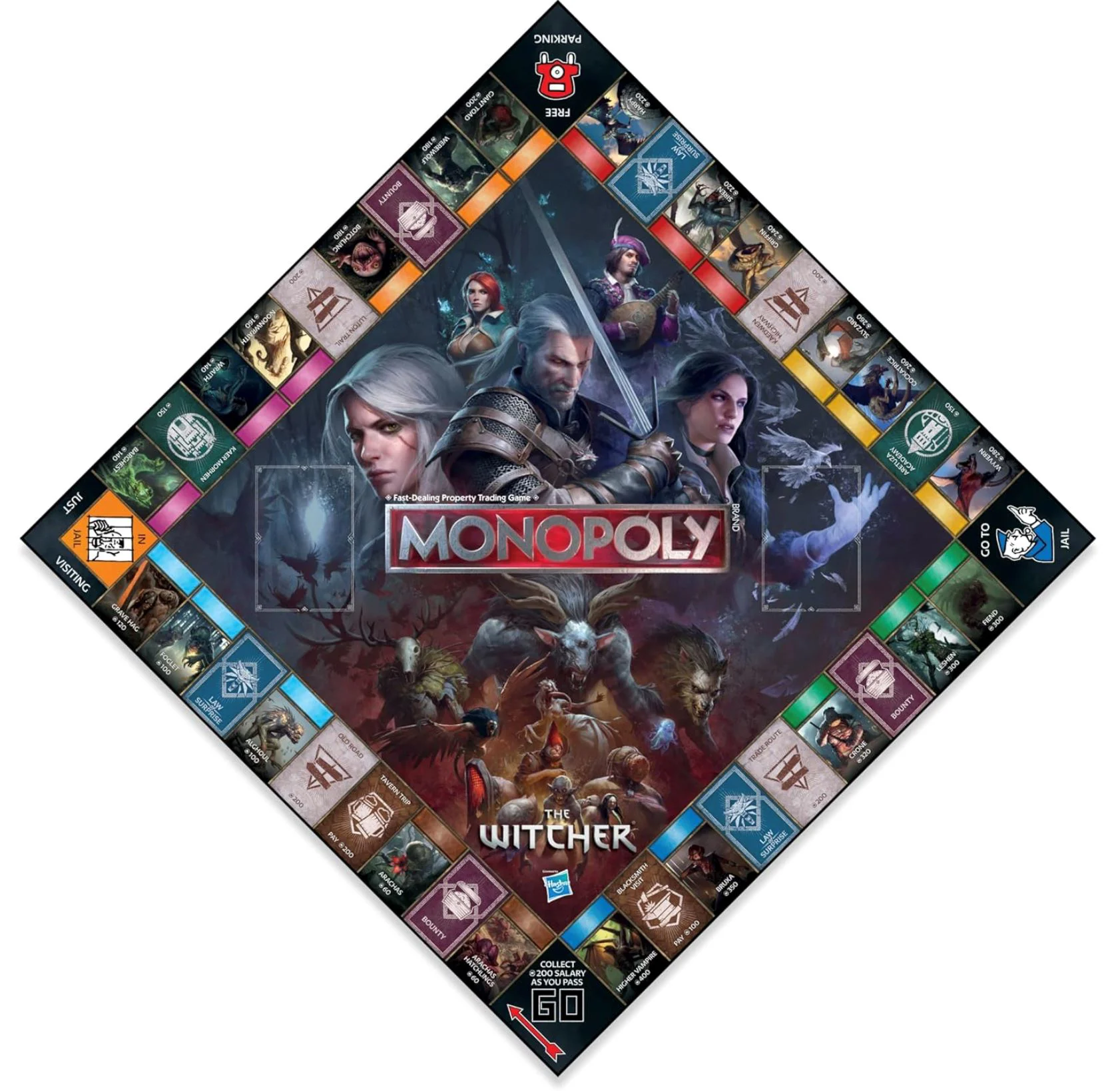Joc de masa Winning Moves Monopoly, The Witcher (en) foto