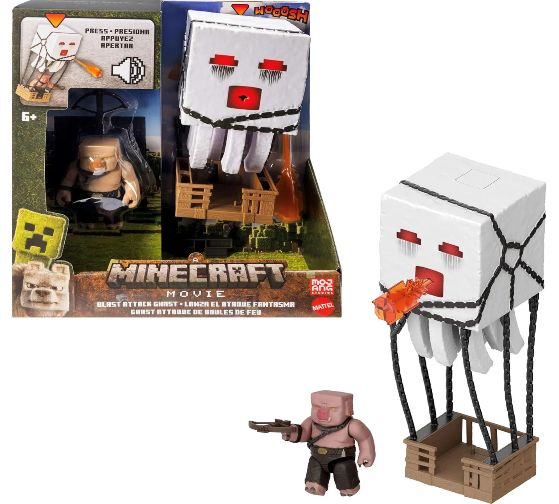 Set de joaca Mattel Minecraft Movie, Fantoma cu atac foto