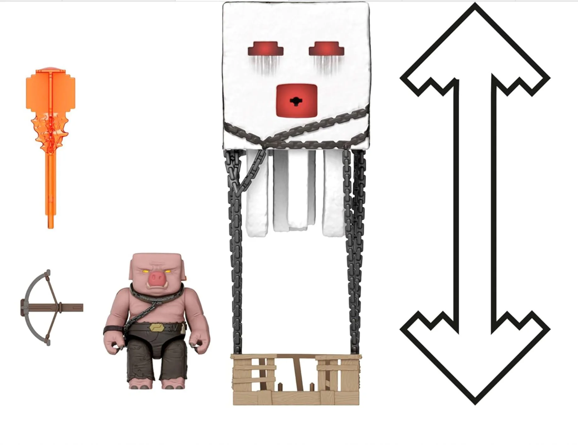 Set de joaca Mattel Minecraft Movie, Fantoma cu atac foto