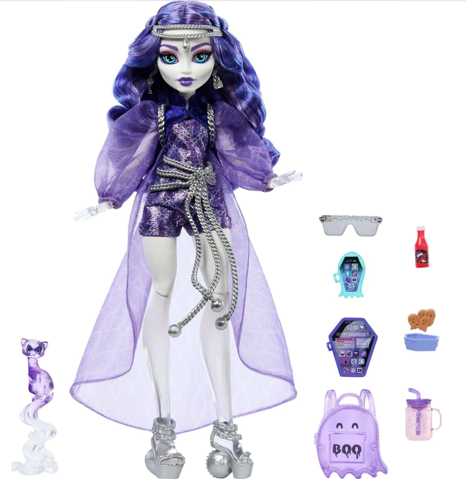 Игровой набор Mattel Spectra Vondergeist с аксессуарами, Monster High foto