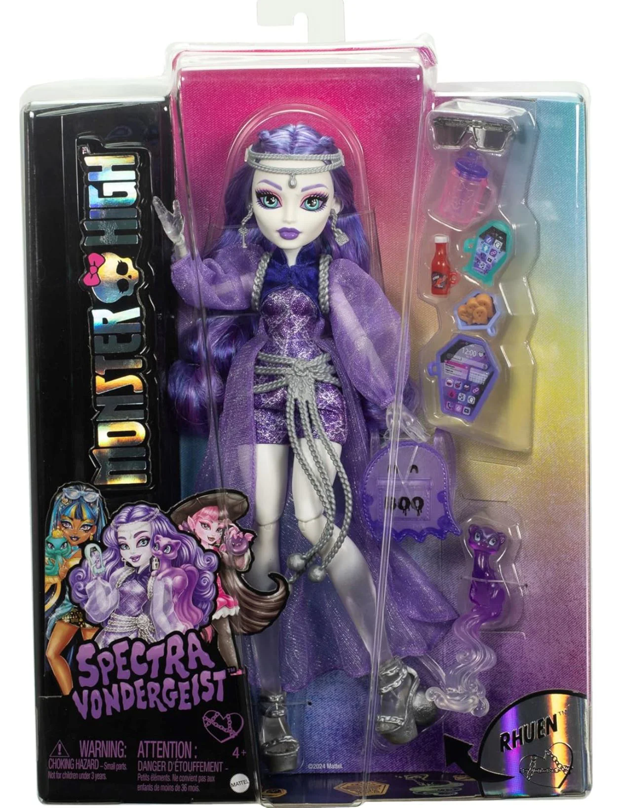Игровой набор Mattel Spectra Vondergeist с аксессуарами, Monster High foto