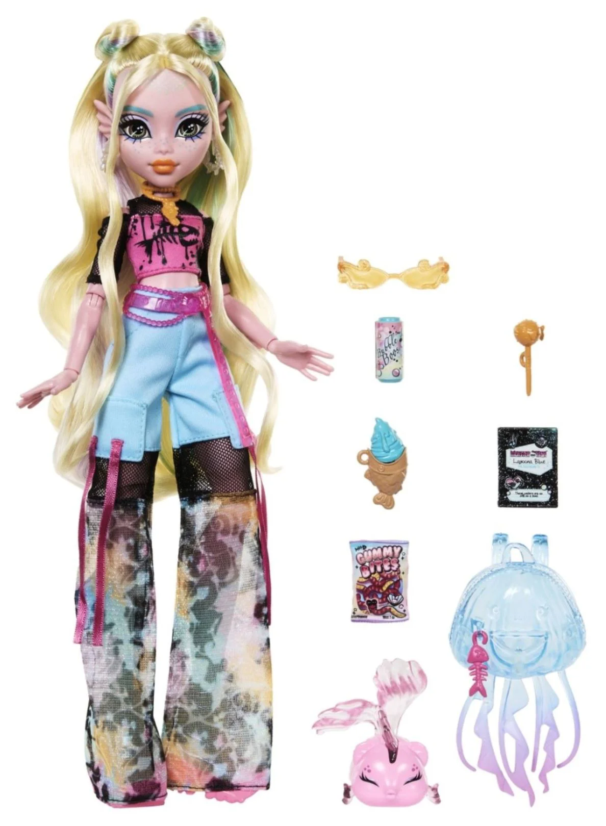 Set de joaca Mattel Monster High, Lagoona Blue, cu accesorii foto
