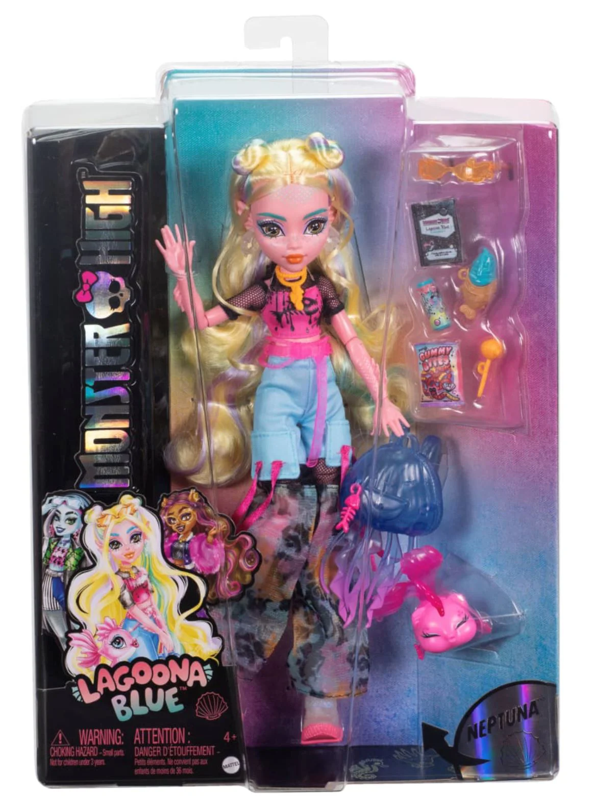 Set de joaca Mattel Monster High, Lagoona Blue, cu accesorii foto
