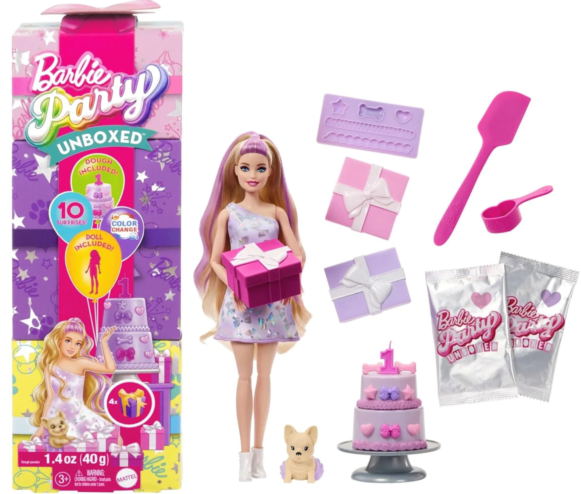 Set de joaca Barbie Ziua de nastere a animalului de companie foto