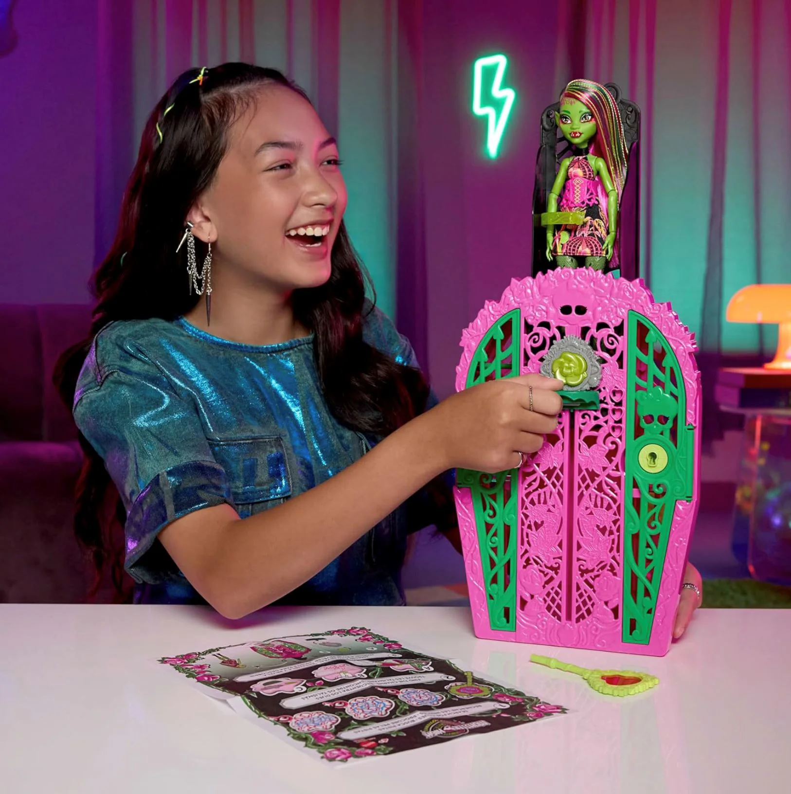 Игровой набор Monster High, Кукла Venus McFlytrap и тайны сада foto