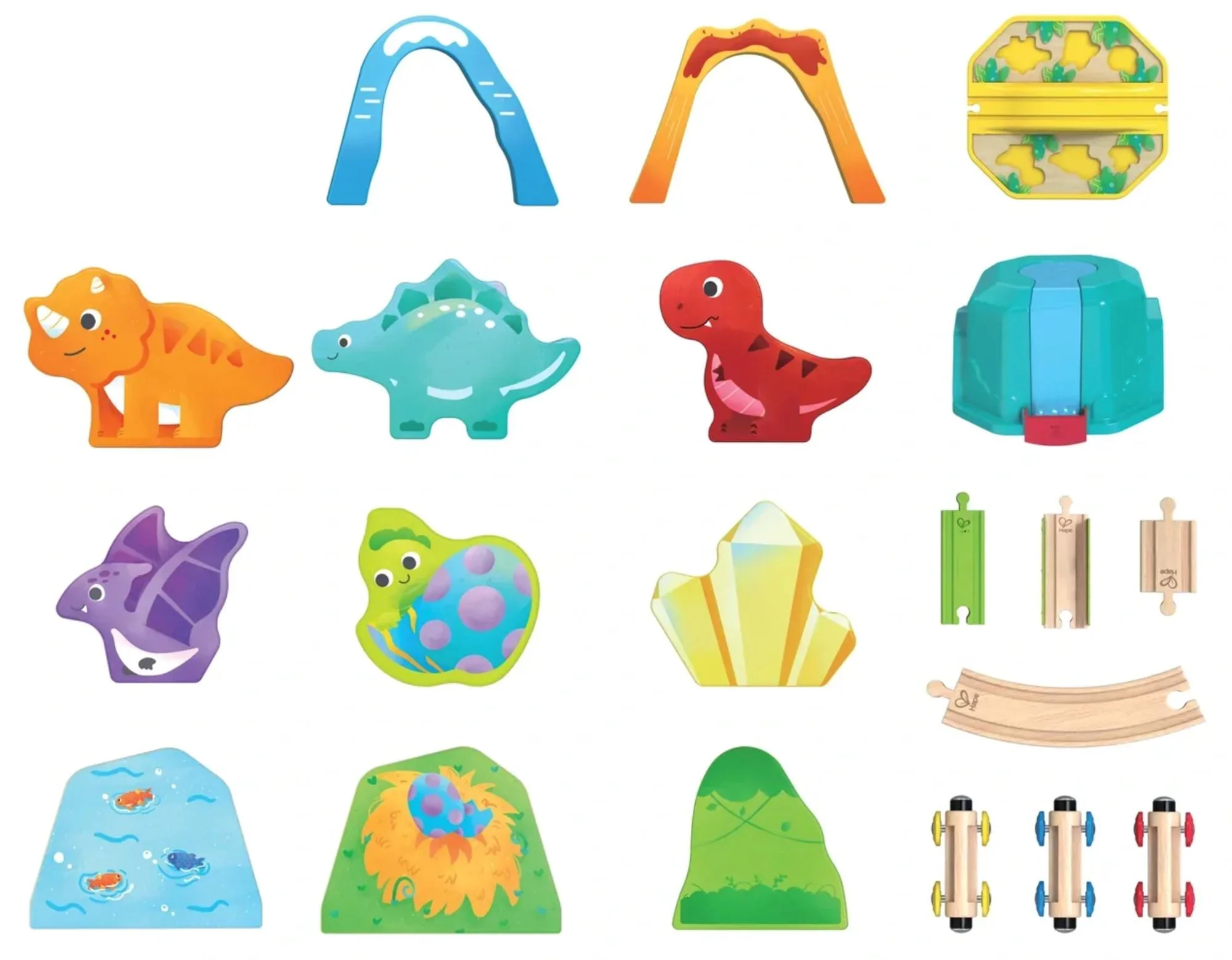 Игровой набор Hape Поезд Динозавров foto