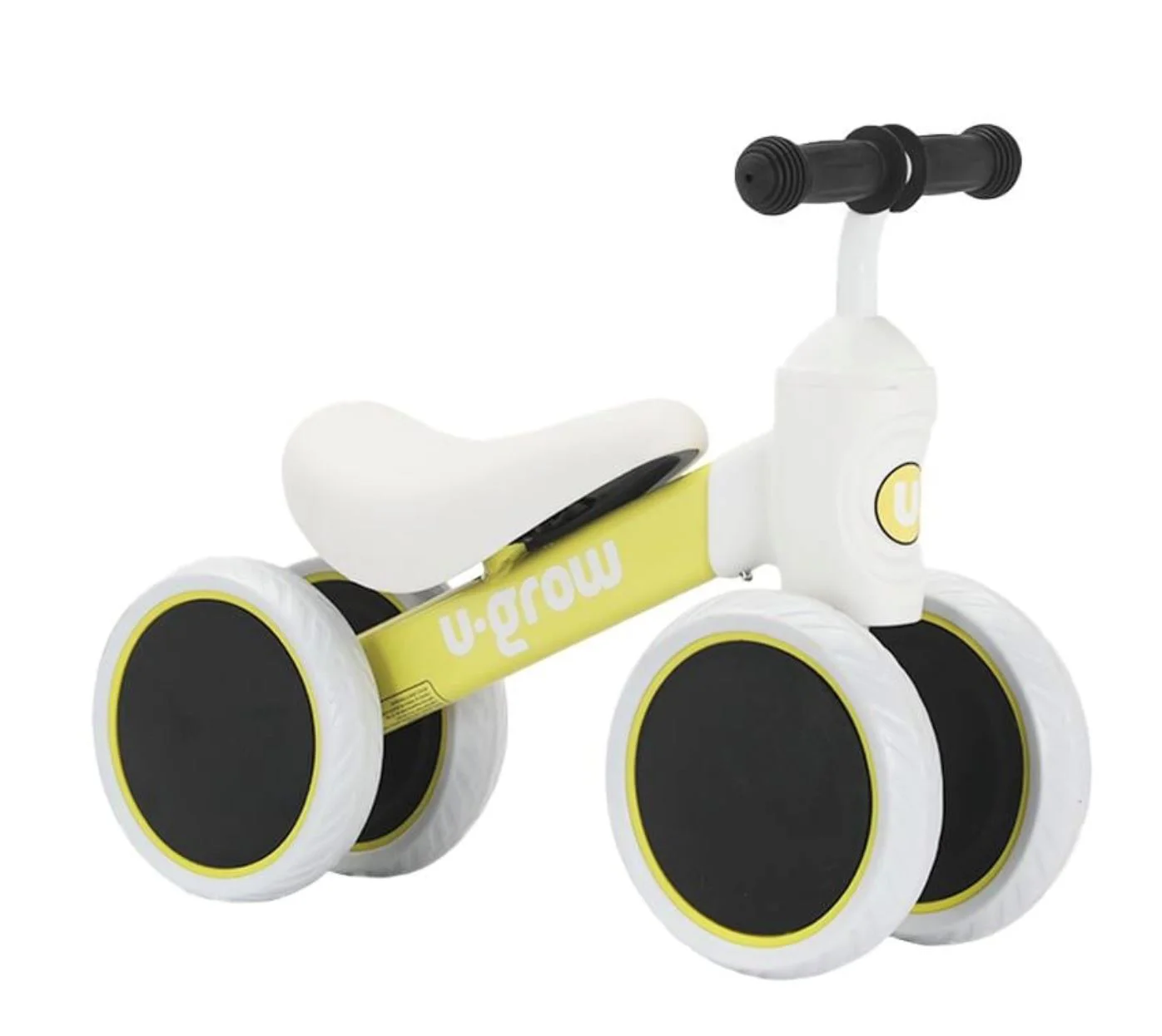 Mini bicicleta U-grow de echilibru, Galbena foto
