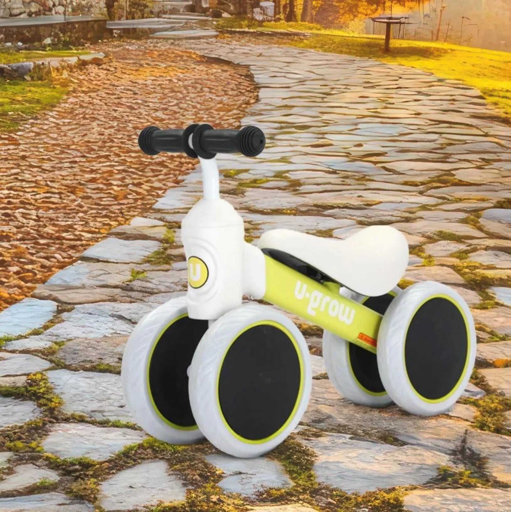 Mini bicicleta U-grow de echilibru, Galbena foto