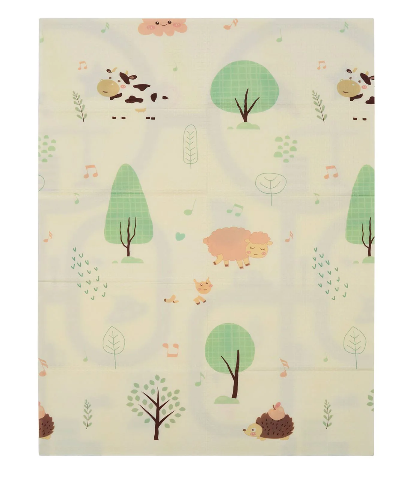 Covoras educativ U-grow cu 2 fete din spuma, Trafic rutier, 180x120x1cm foto