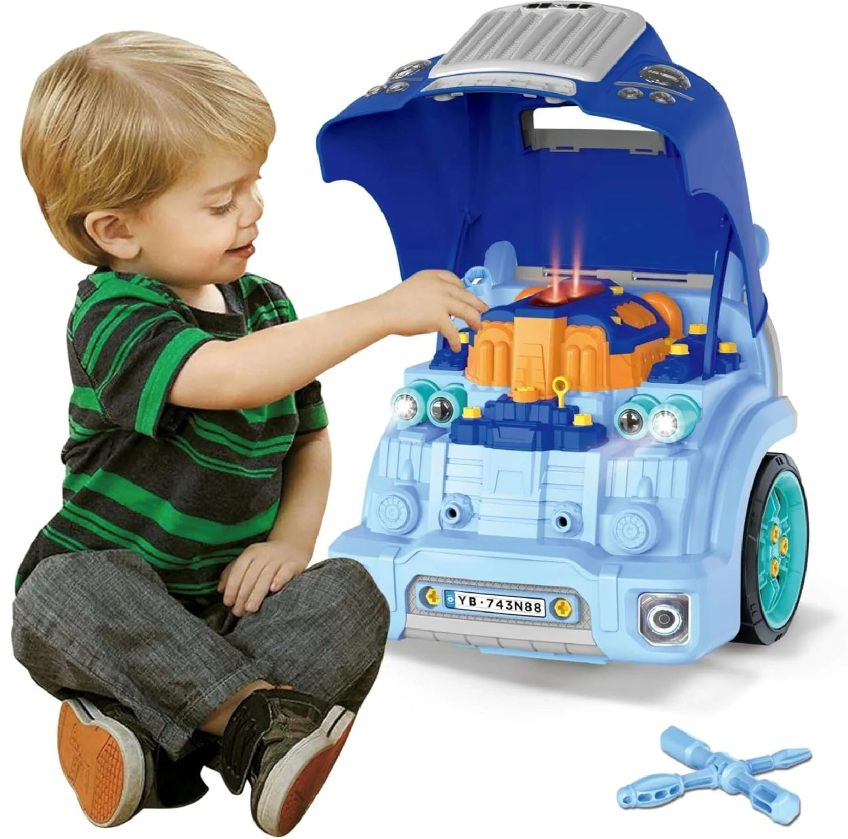 Игровой набор Essa Toys Мой первый автомеханик, 59 эл. foto
