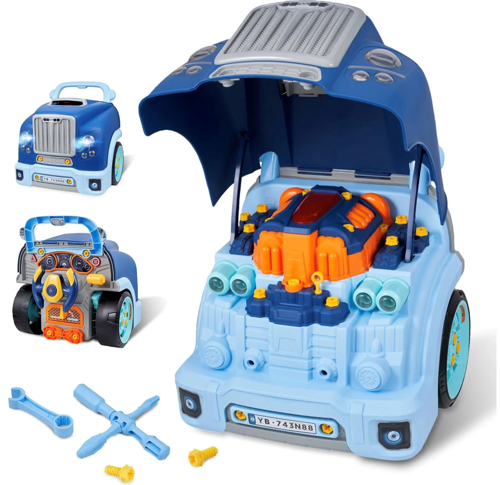 Игровой набор Essa Toys Мой первый автомеханик, 59 эл. foto