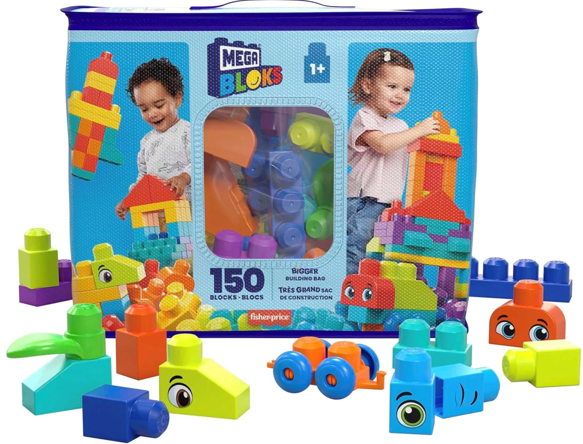 Конструктор Fisher-Price Mega Bloks, 150 эл. foto