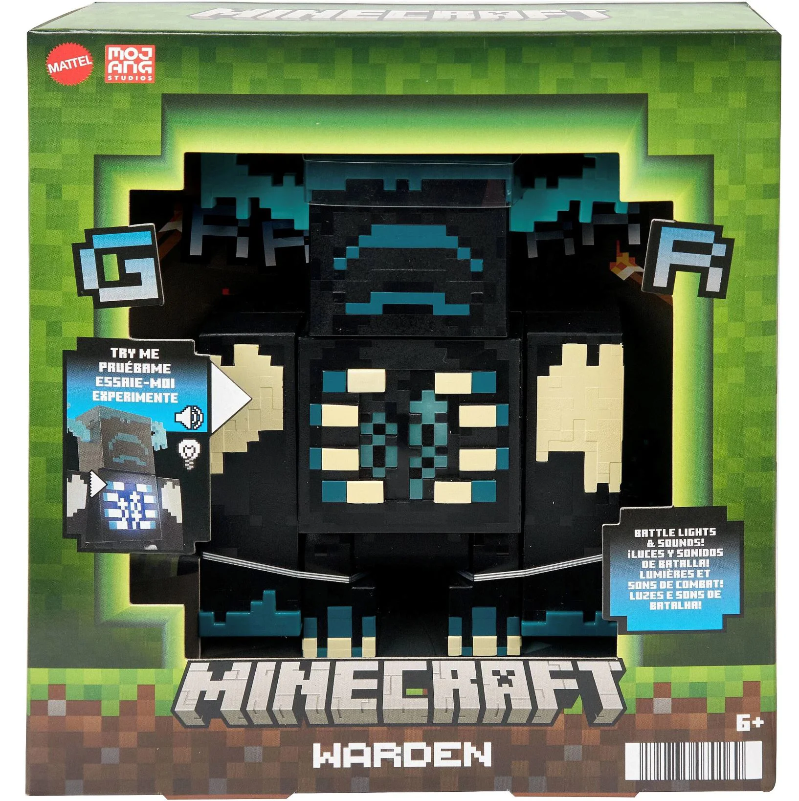 Фигурка Warden Minecraft от Mattel foto