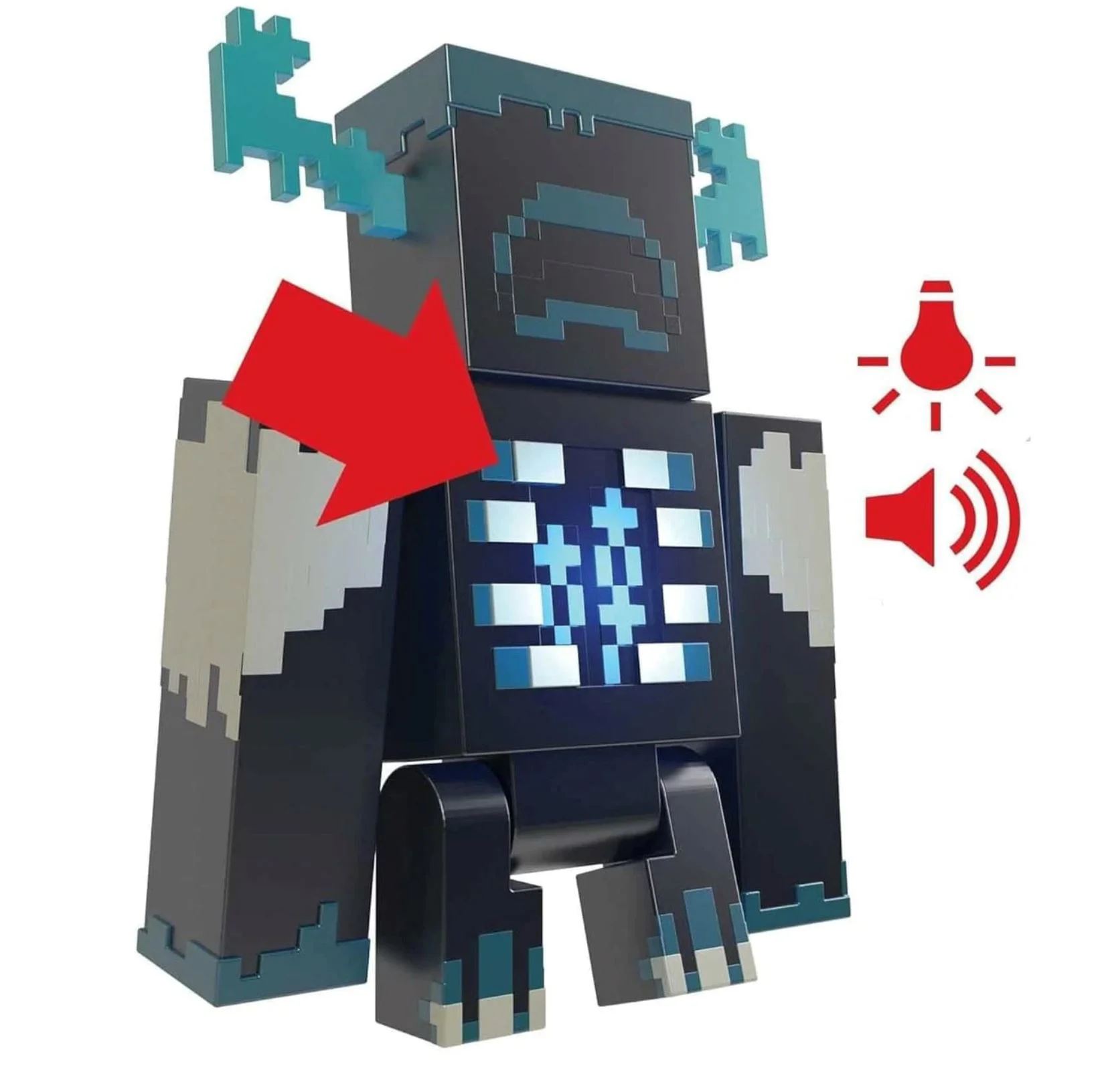 Фигурка Warden Minecraft от Mattel foto