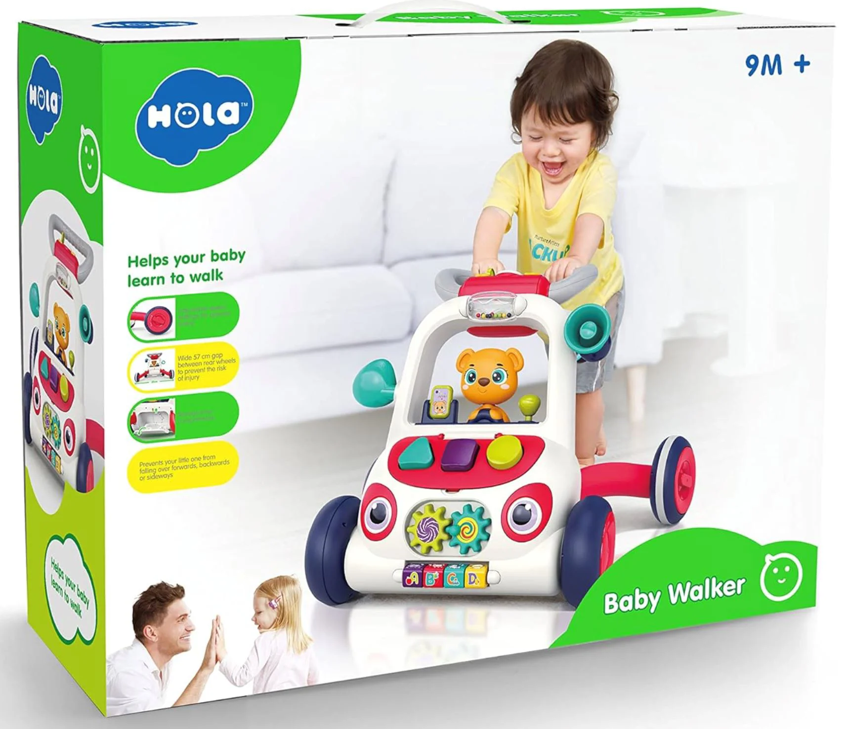Ходунок Hola Toys Мишка с музыкой и светом foto