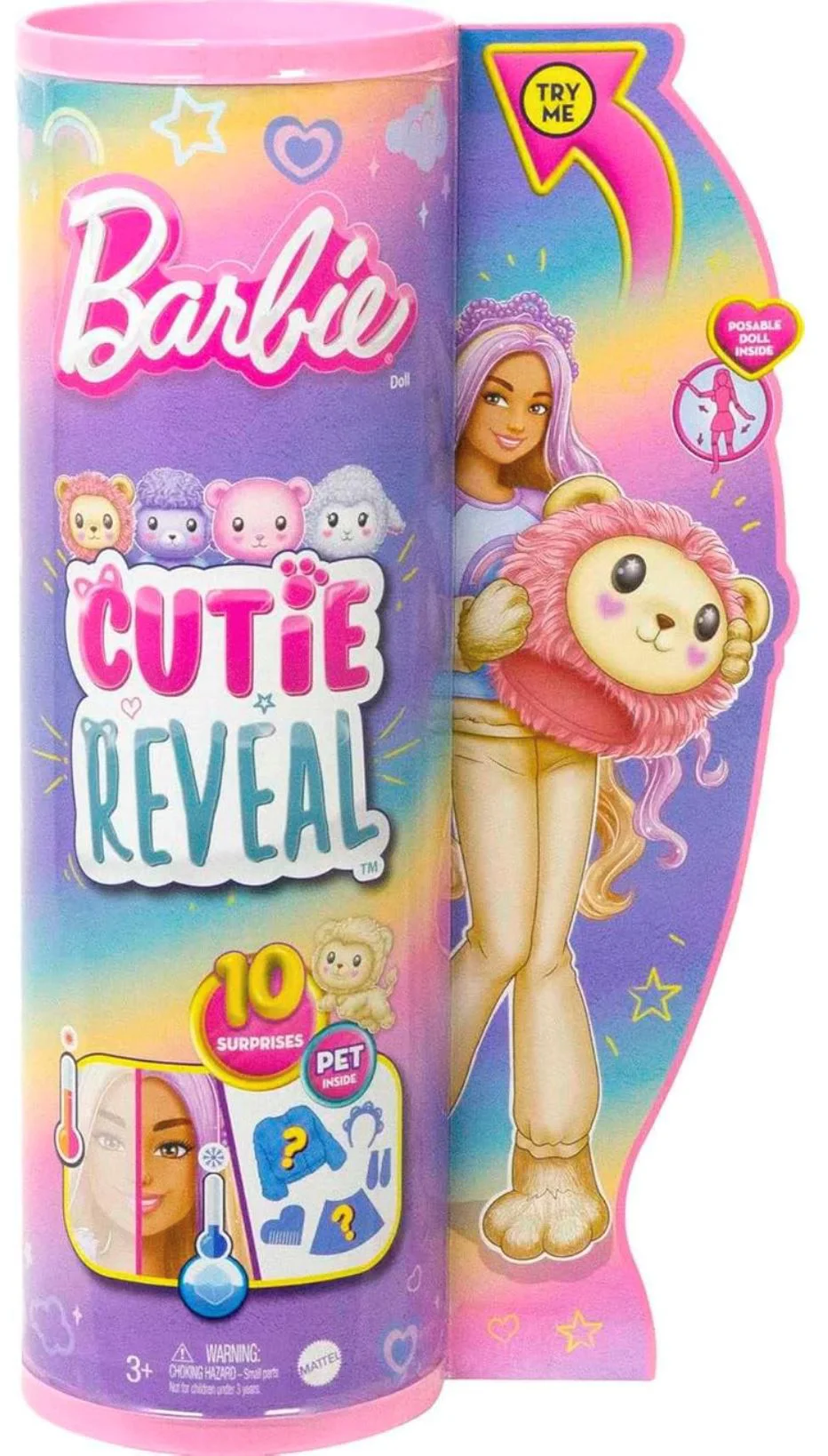 Papusa Barbie intr-un costum de leu, cu surprize foto