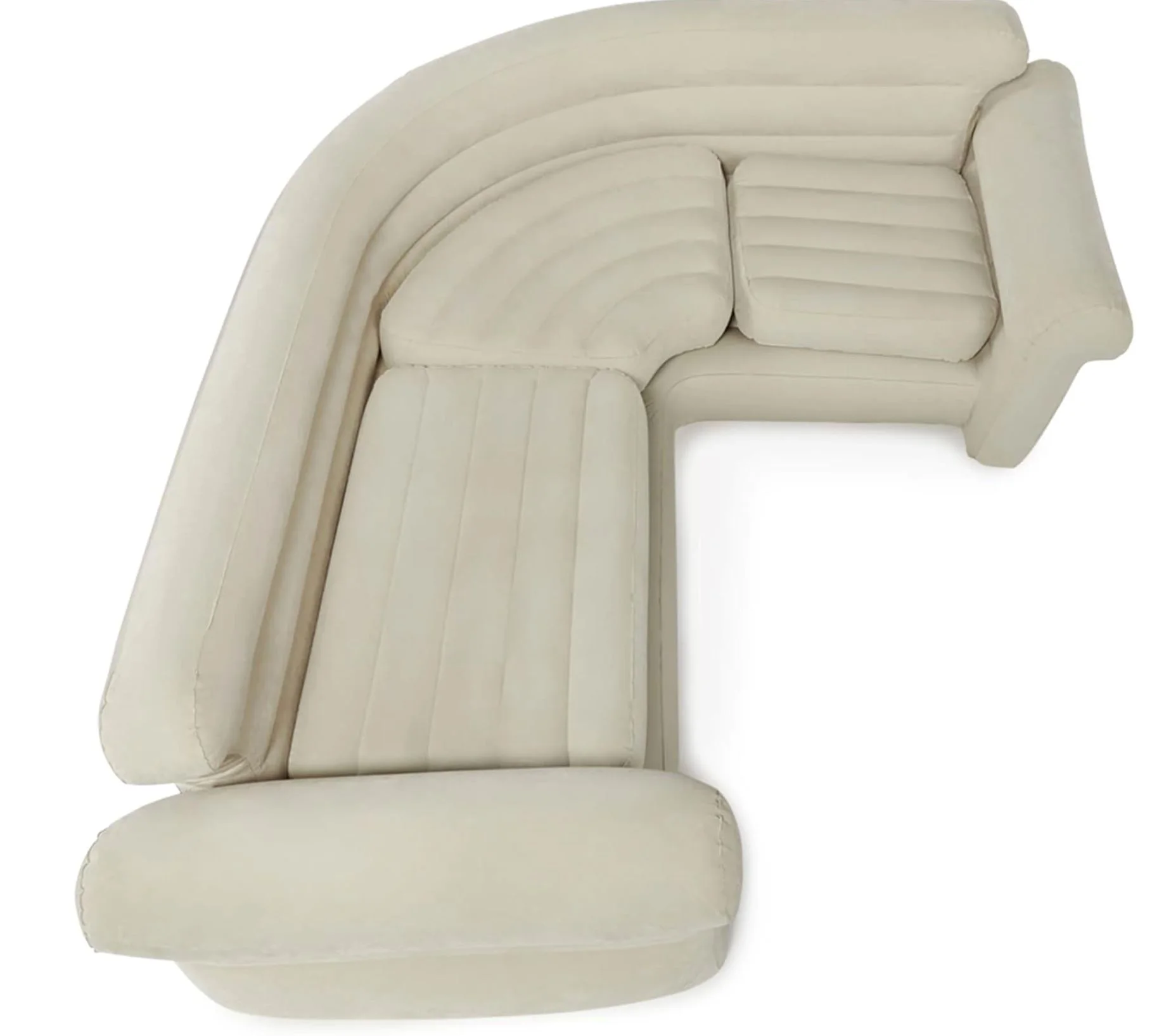 адувной угловой диван INTEX Corner Sofa, 257 × 203 × 76 см foto