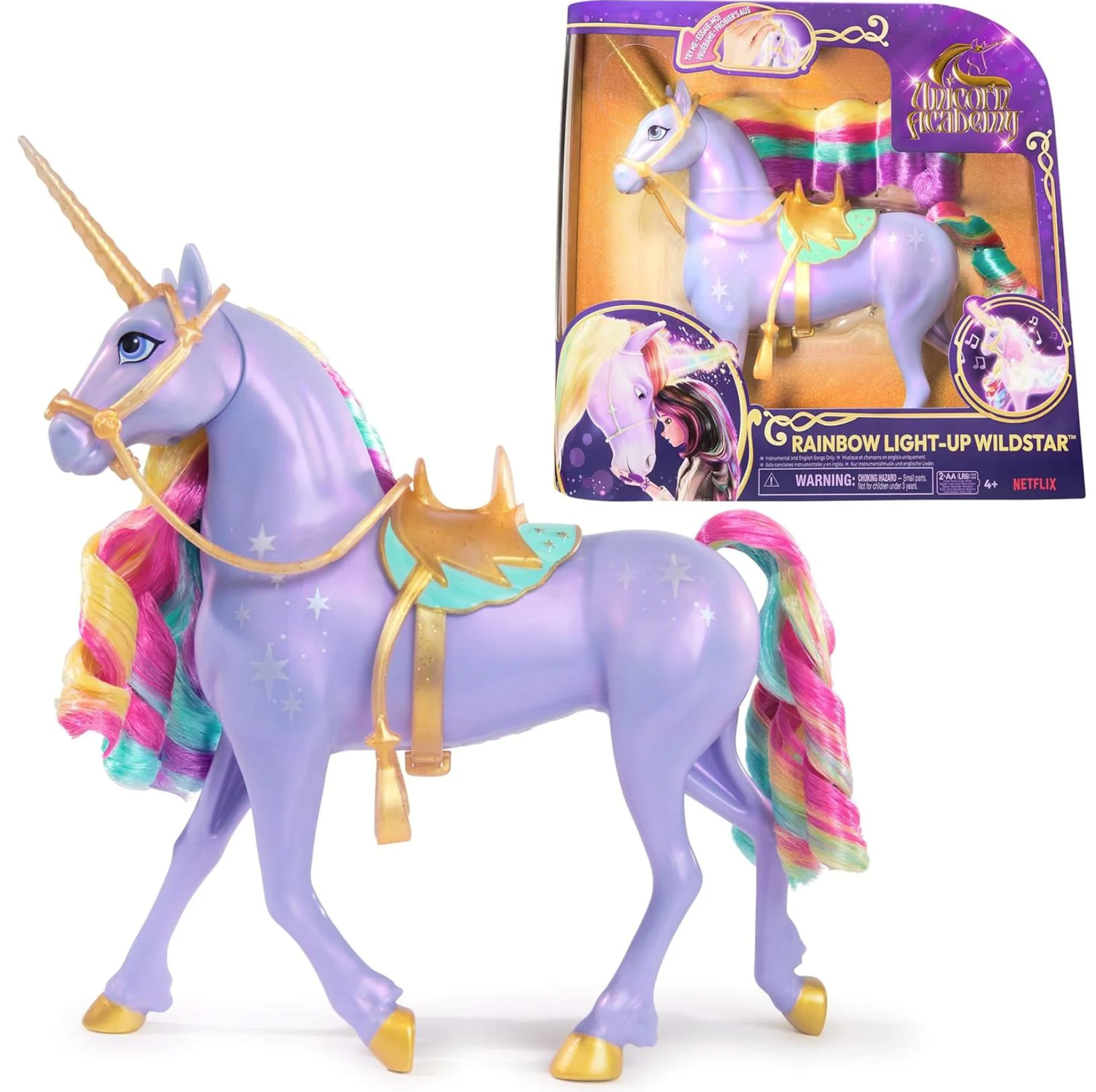 Set de joaca Spin Master Academia unicornilor, Unicornul Wildstar foto