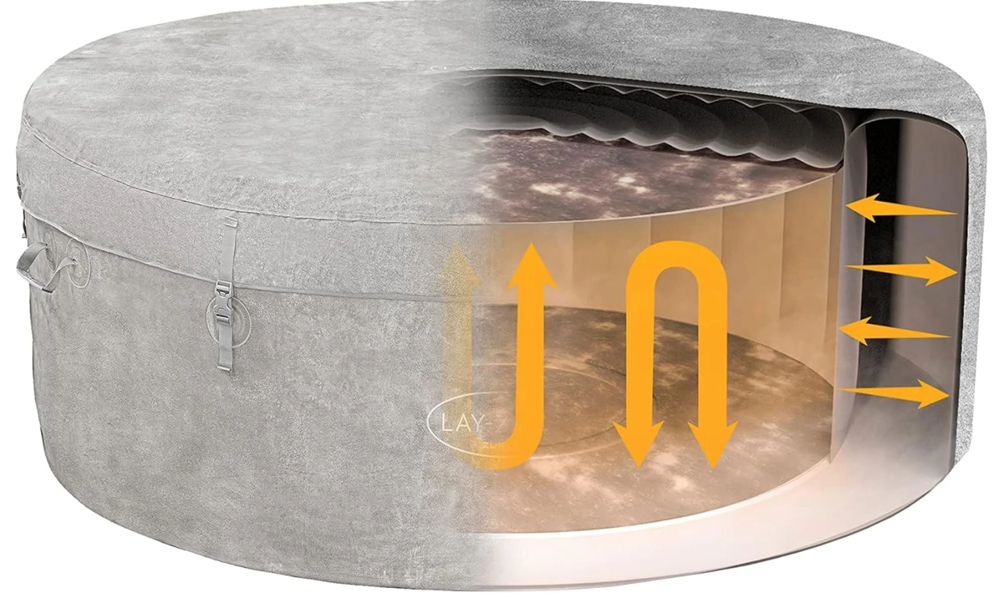 Jacuzzi Bestway SPA Zurich AirJet 180x66cm, 669L, 2-4 persoane foto