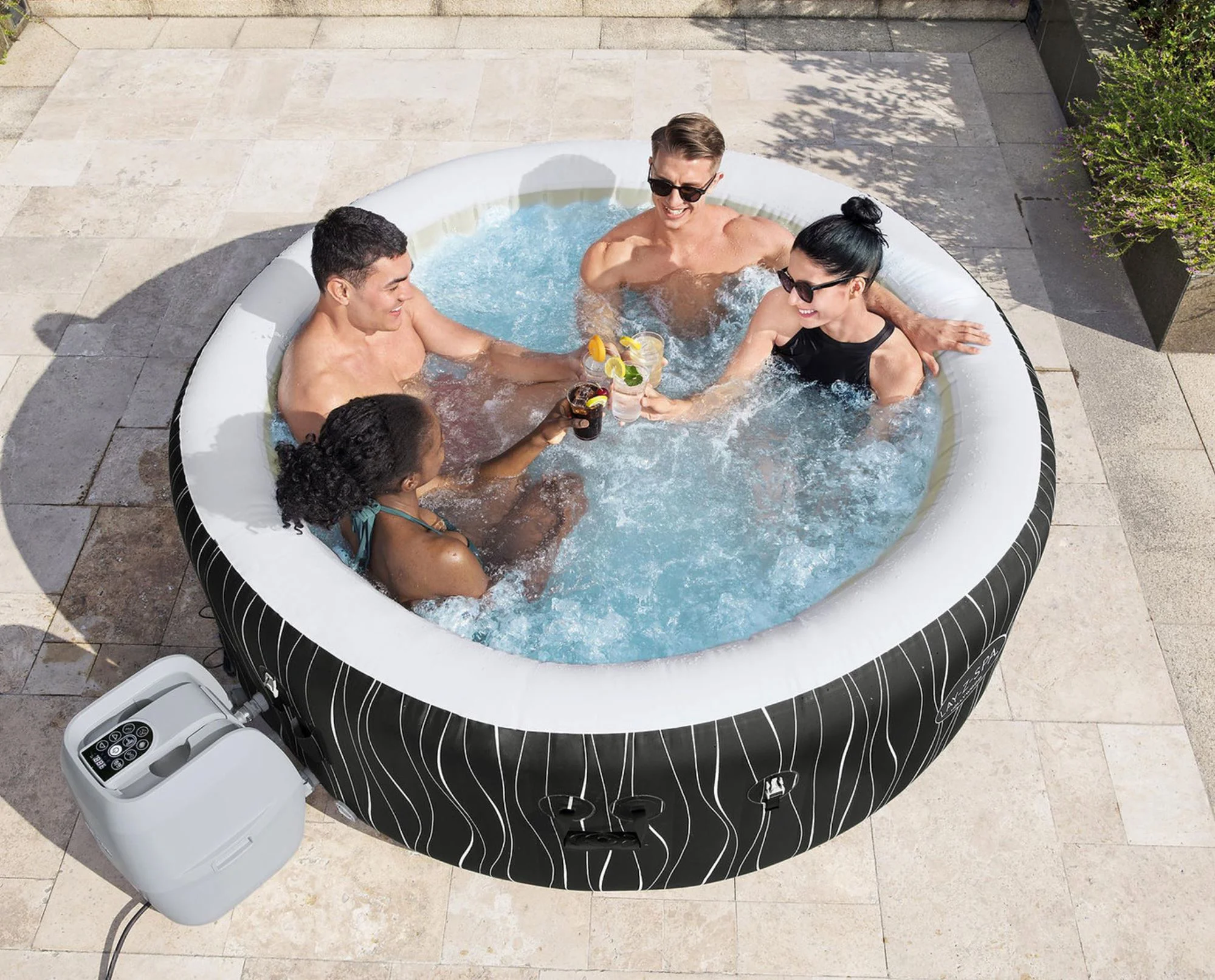 Jacuzzi Bestway SPA Hollywood AirJet 196x66cm, 908L, 6 persoane foto
