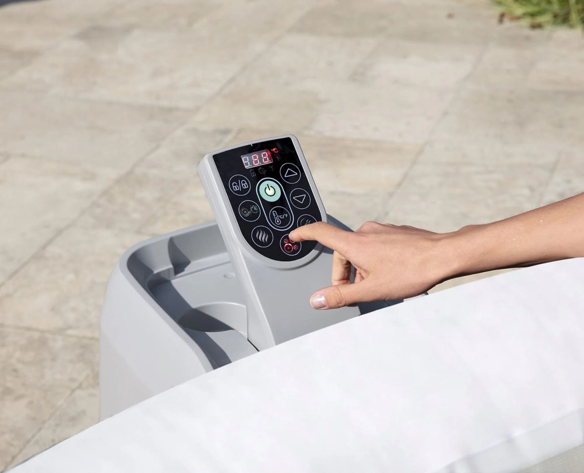 Jacuzzi Bestway SPA Hollywood AirJet 196x66cm, 908L, 6 persoane foto