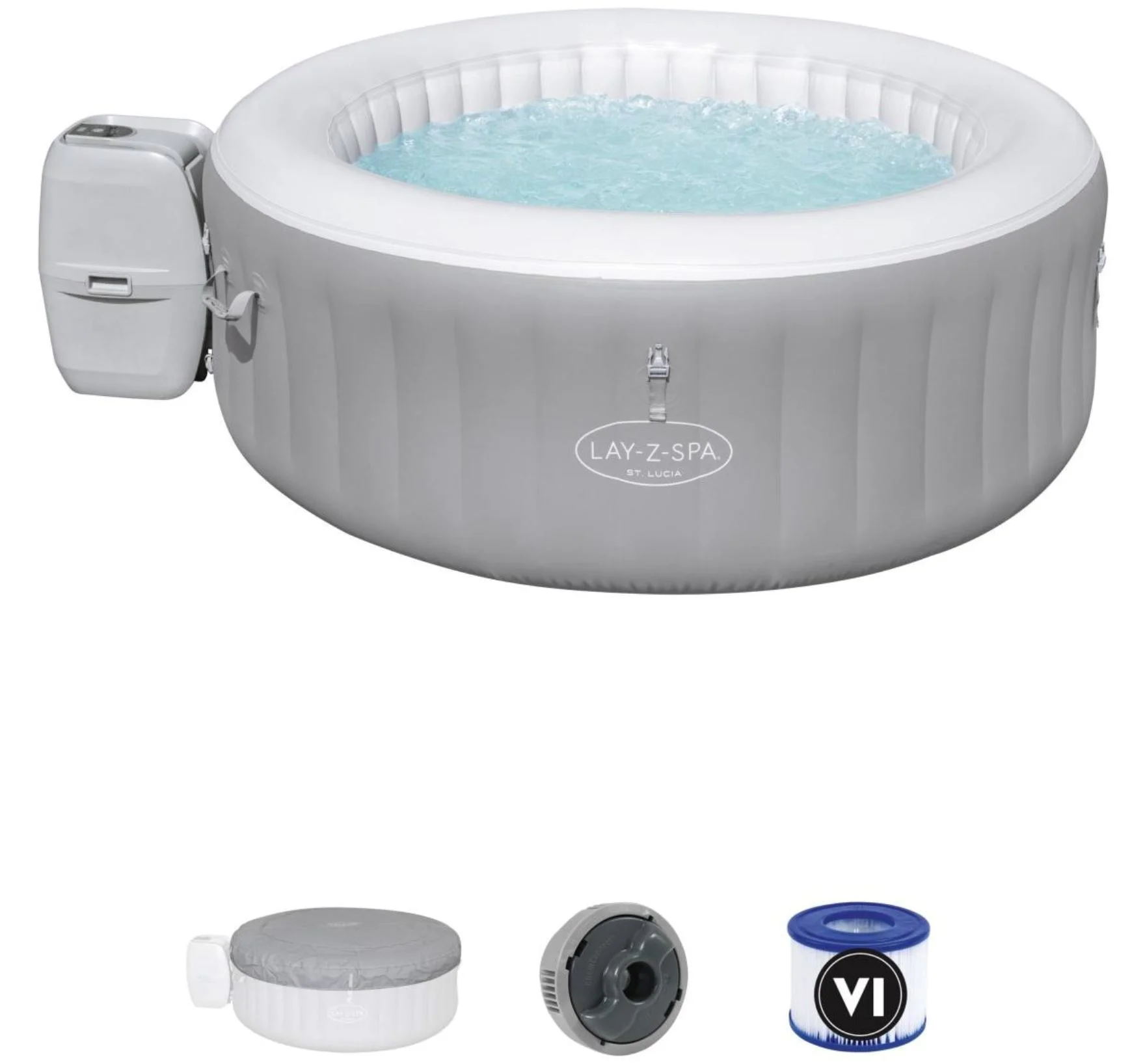 Jacuzzi Bestway SPA St.Lucia AirJet 170x66cm, 605L, 2-3 persoane foto