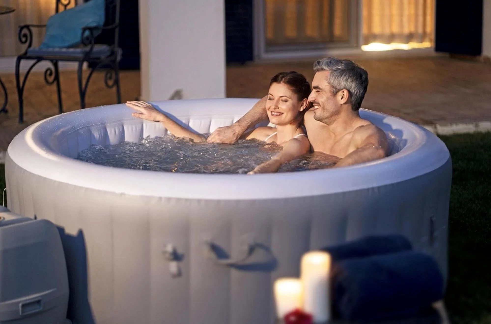 Jacuzzi Bestway SPA St.Lucia AirJet 170x66cm, 605L, 2-3 persoane foto