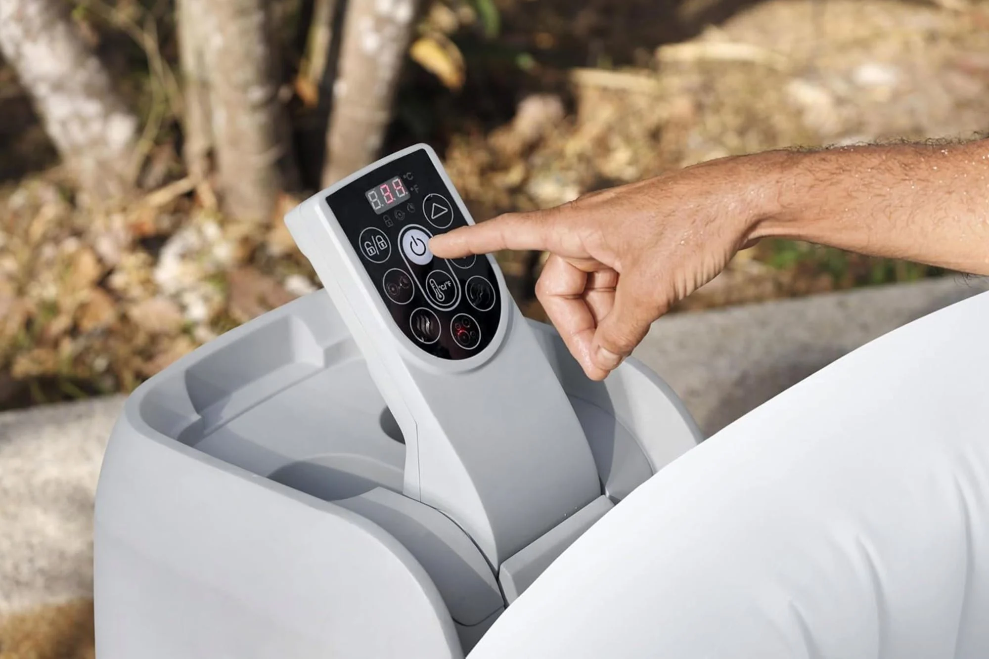 Jacuzzi Bestway SPA St.Lucia AirJet 170x66cm, 605L, 2-3 persoane foto