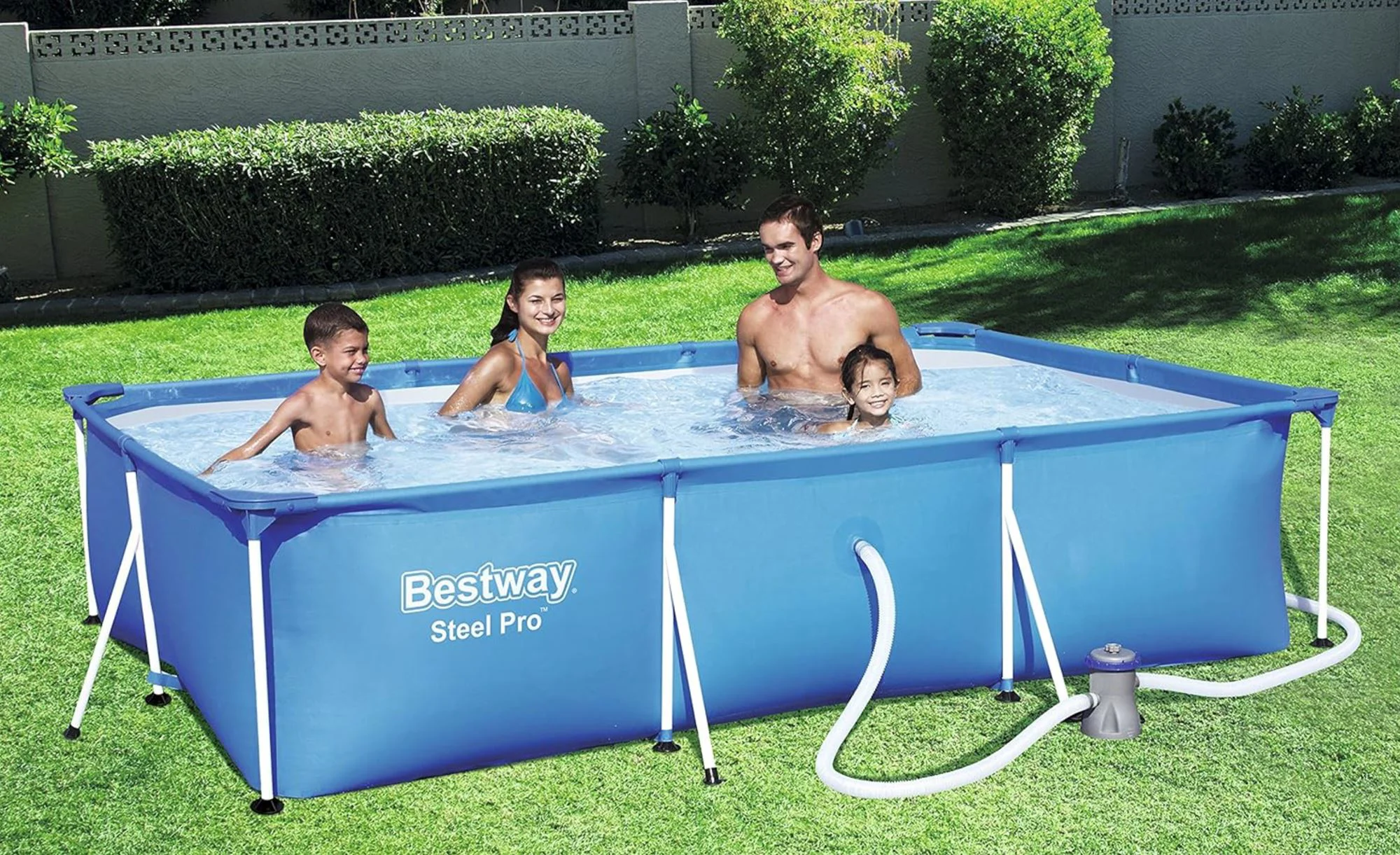 Piscina Bestway Steel Pro 300x201x66cm, 3300L, carcas metal foto