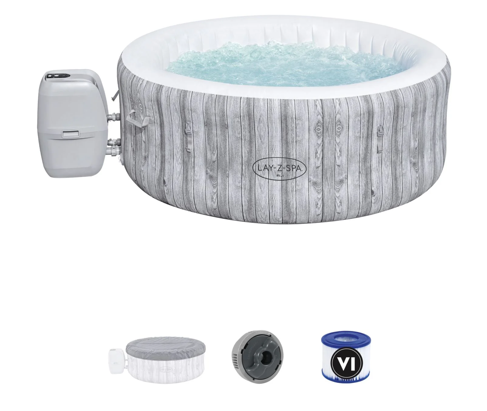 Jacuzzi SPA Bestway Fiji AirJet 180x66cm, 669L, 2-4 persoane foto