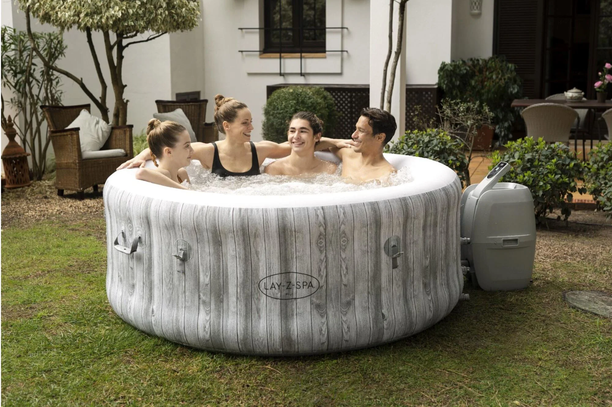 Jacuzzi SPA Bestway Fiji AirJet 180x66cm, 669L, 2-4 persoane foto