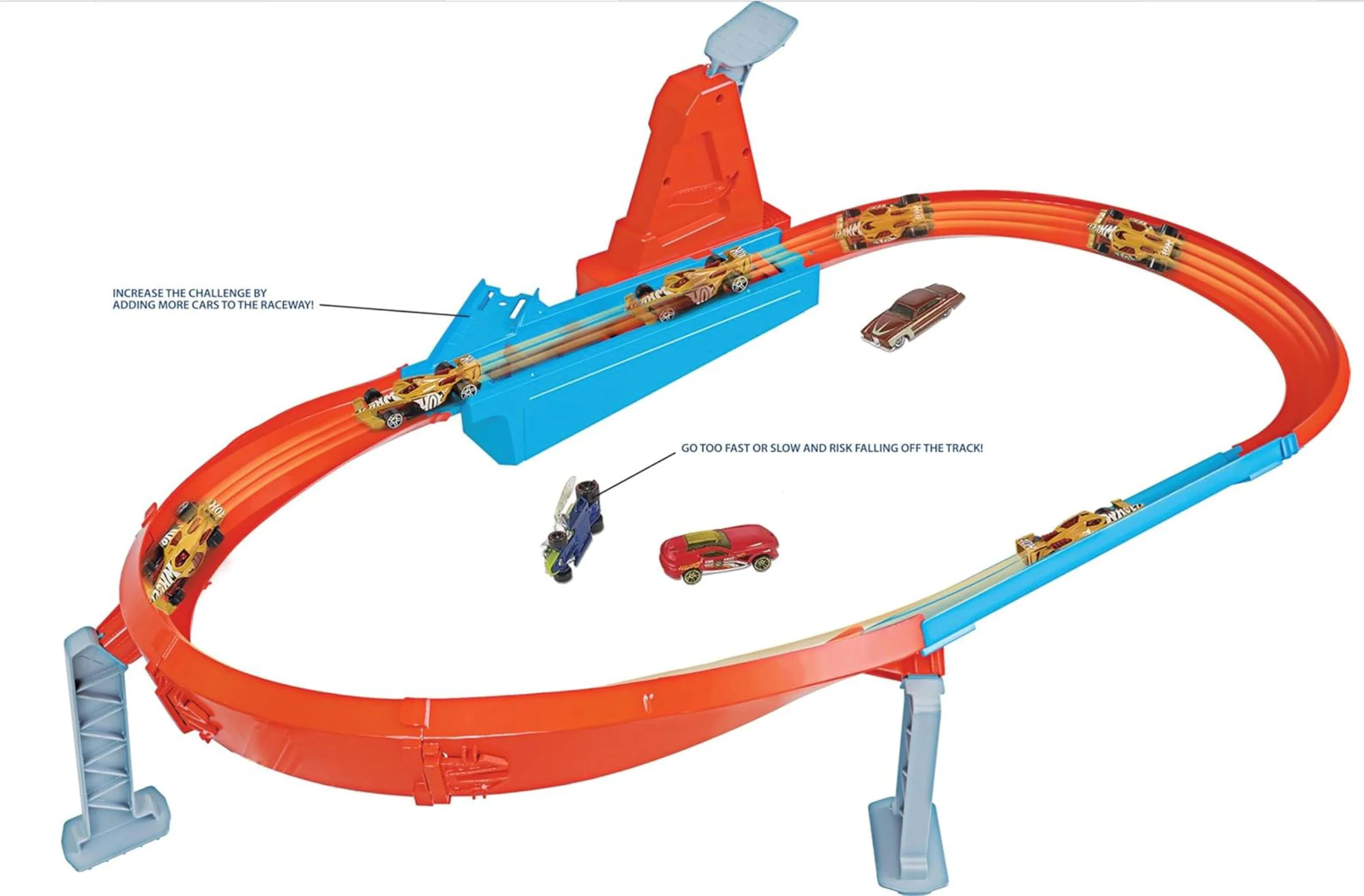 Set de joaca Hot Wheels Camion-Transportator, Speedway Hauler foto