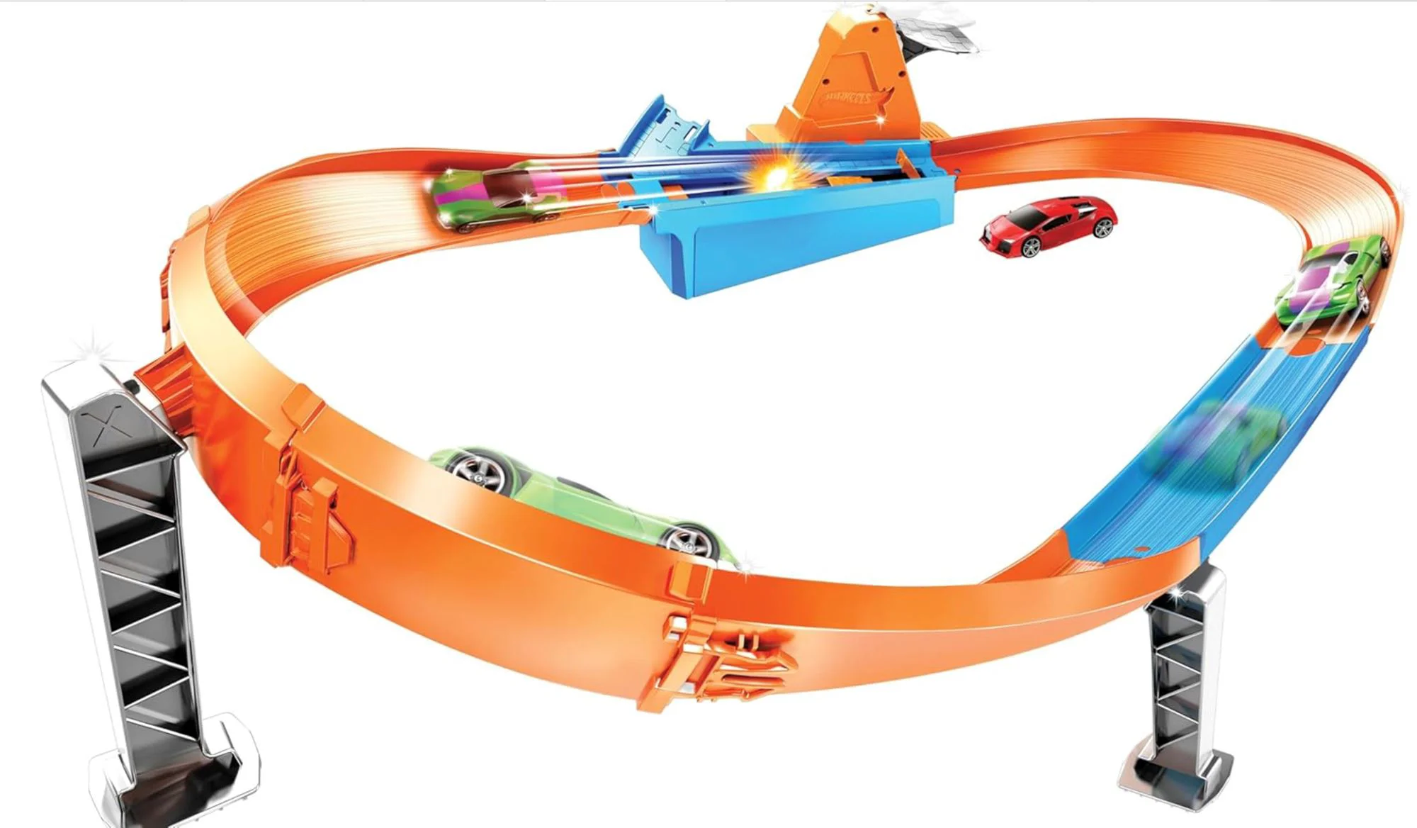 Set de joaca Hot Wheels Camion-Transportator, Speedway Hauler foto