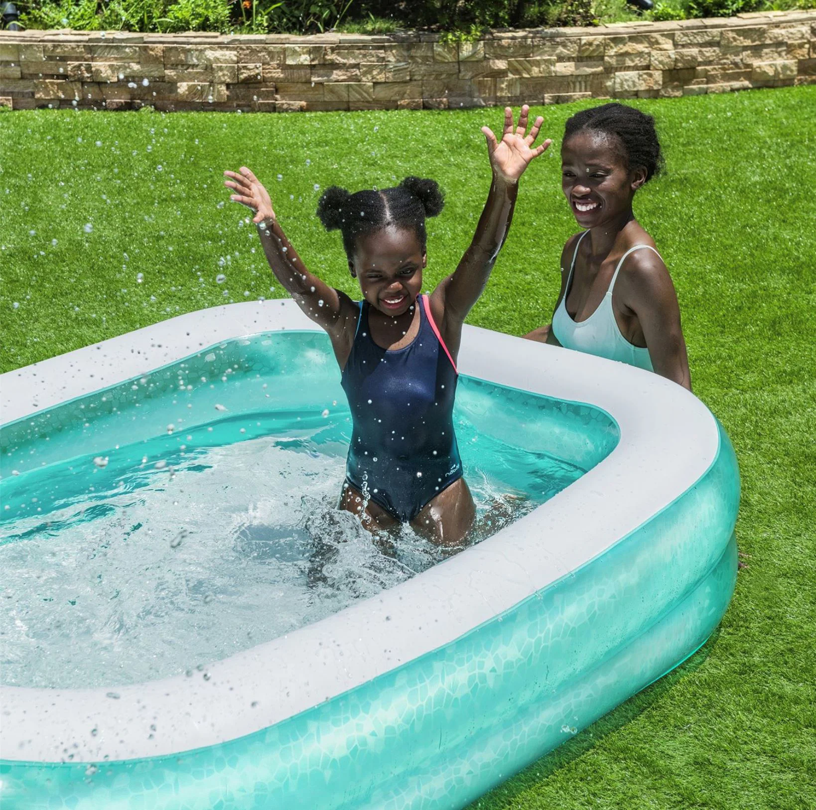 Piscina gonflabila Bestway pentru familie, 450 L, 201x150x51 cm foto